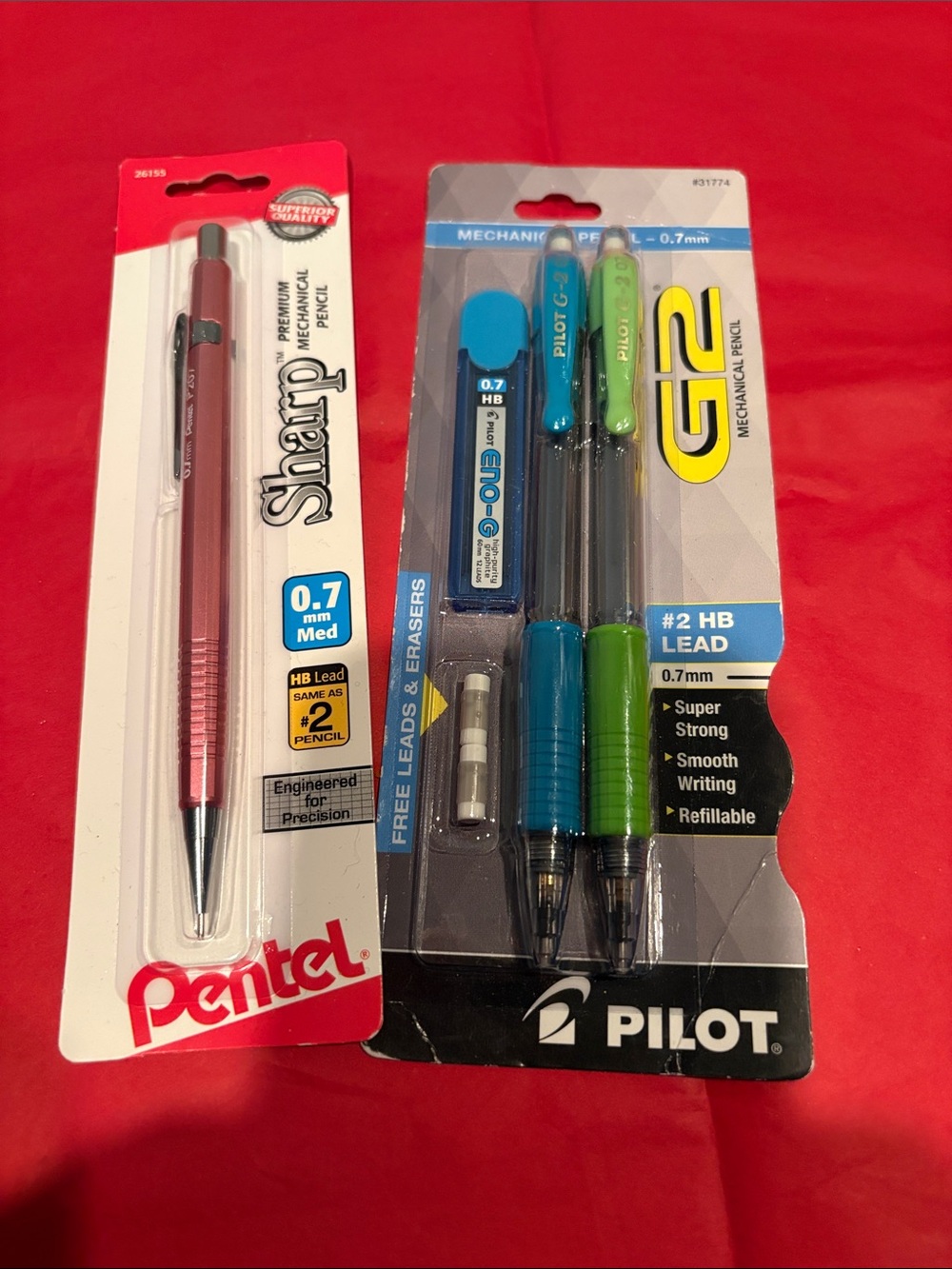 Lot of Pentel Sharp Mechanical Pencils Fine & G2 Pencil